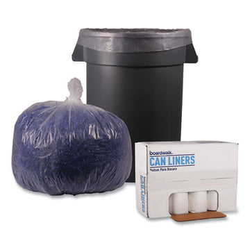 Boardwalk® Low Density Repro Can Liners, 33 Gal, 1.1 Mil, 33" X 39", Clear, 10 Bags-roll, 10 Rolls-carton freeshipping - TVN Wholesale